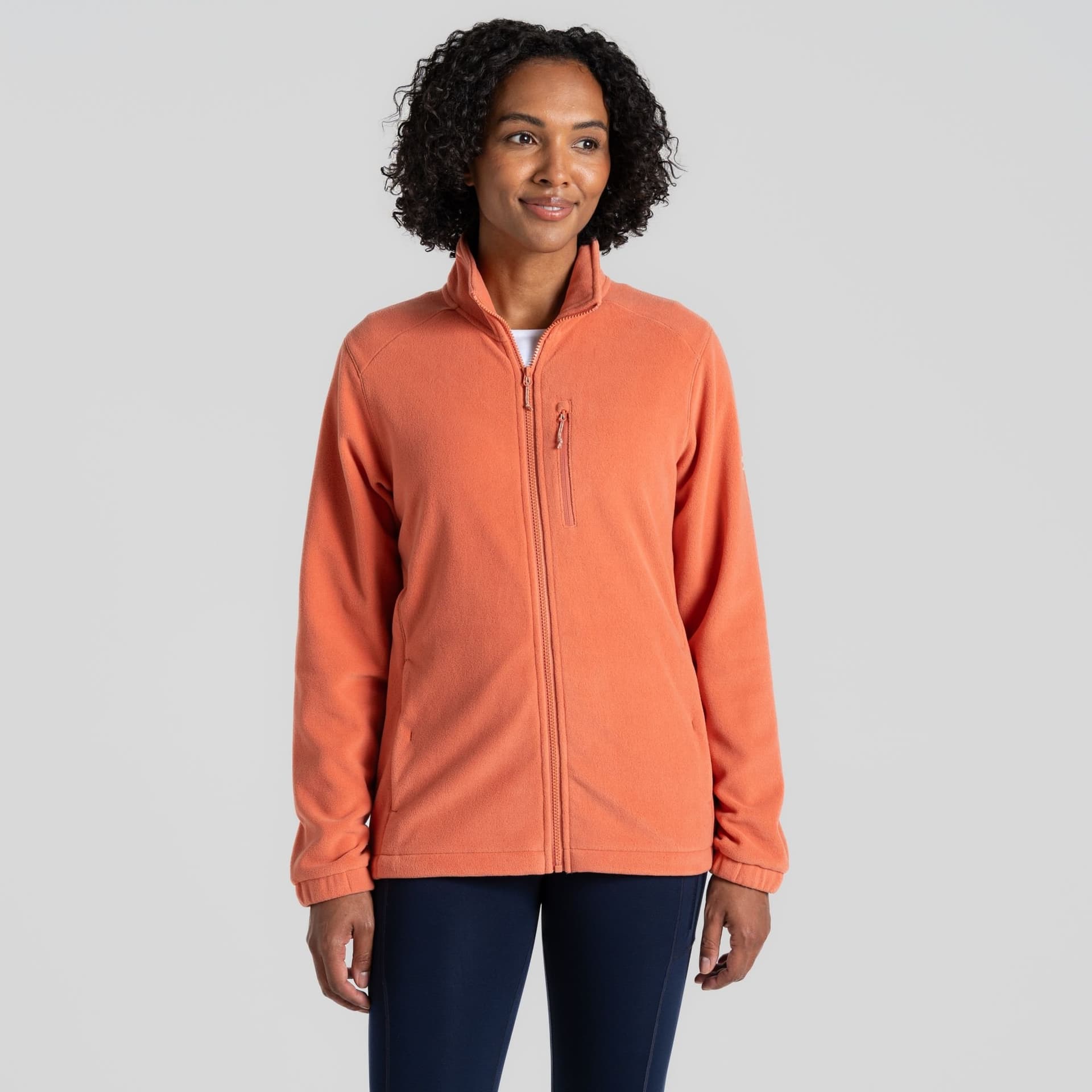 Craghoppers Craghoppers Women's Miska Plus Lightweight Insulating Fleece Jacket in Orange