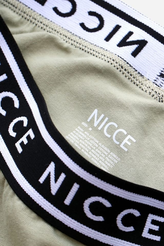 Nicce Nicce Men's 3-Pack Cotton Rich Boxer Briefs with Logo Waistband - 3