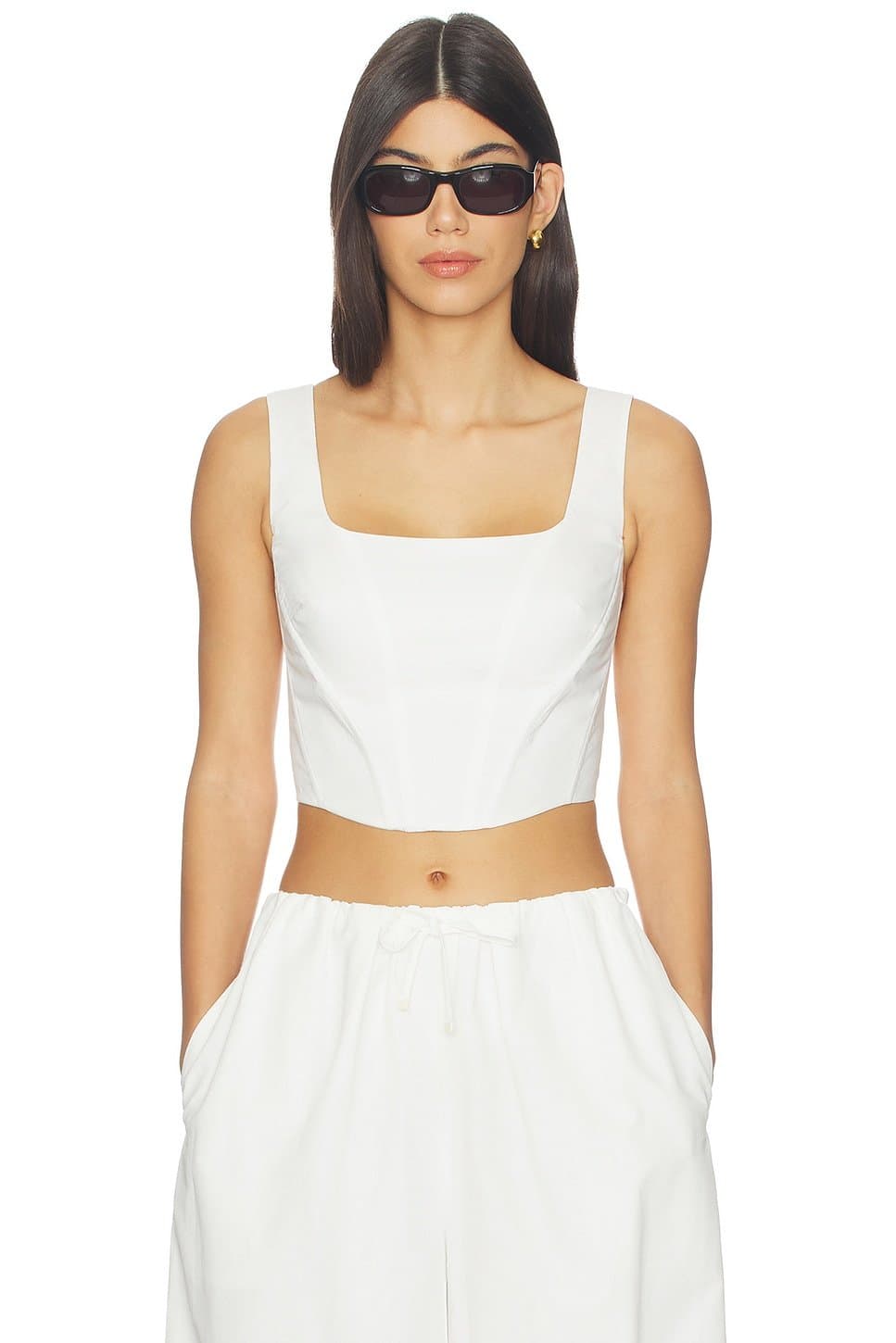 revolve Clio Cotton Bustier Top