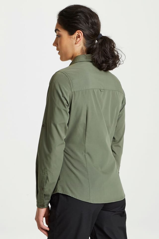 Craghoppers Craghoppers Women's 'Expert Kiwi' Long Sleeved Shirt in Green - 2