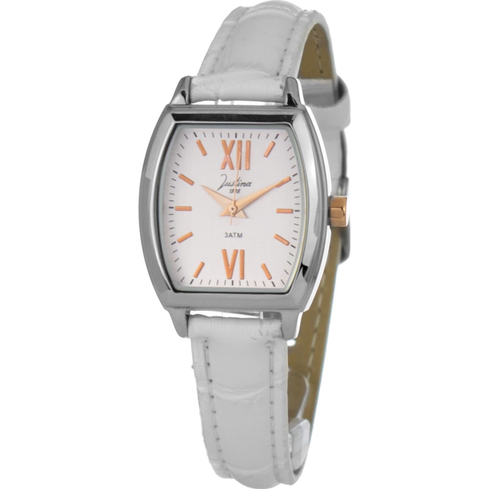 Justina Justina Women's 21993R 24mm Quartz Watch in White