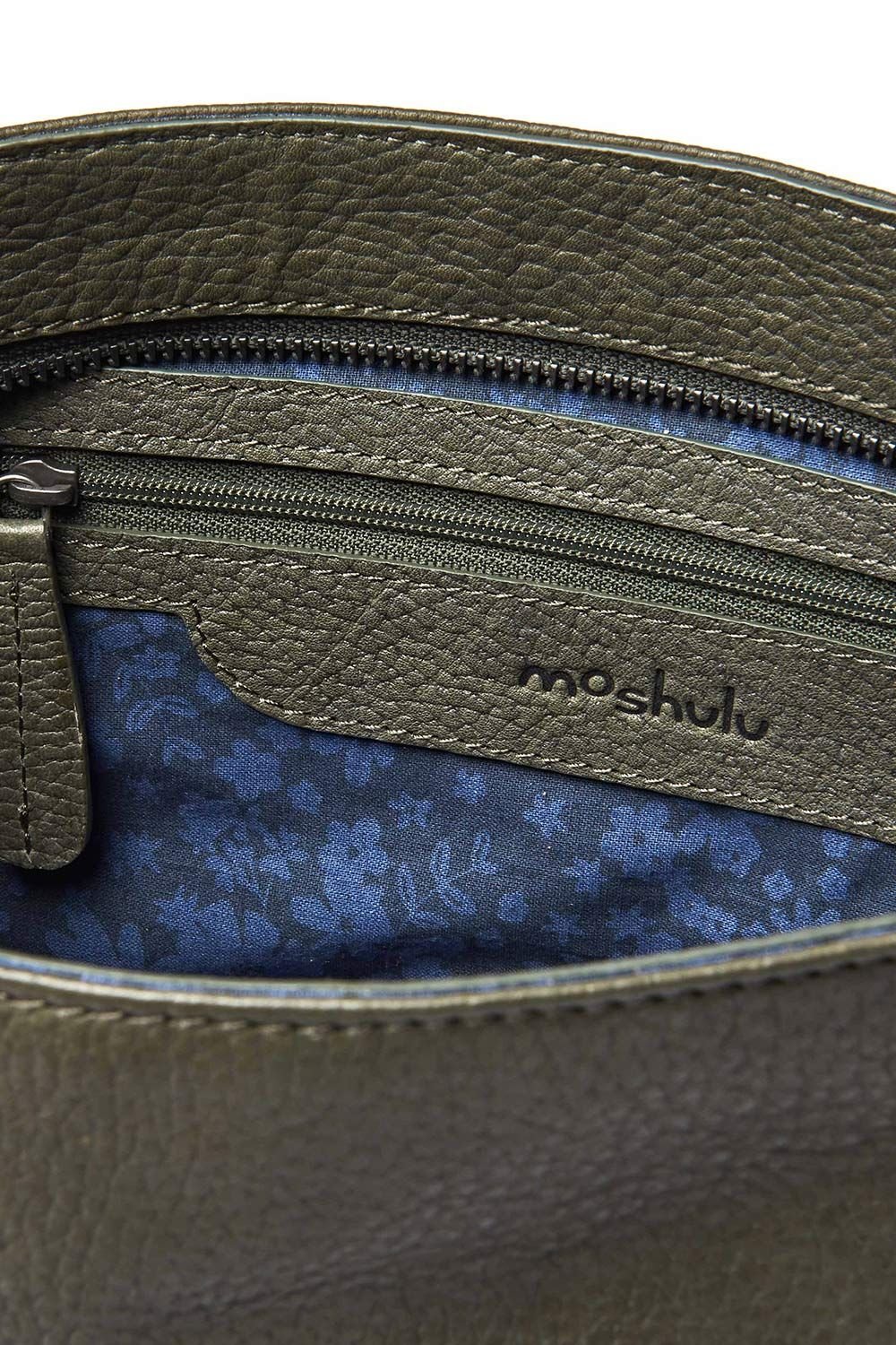 Moshulu Moshulu Women's 'Steeple' Leather Bag in Dark Olive - 3