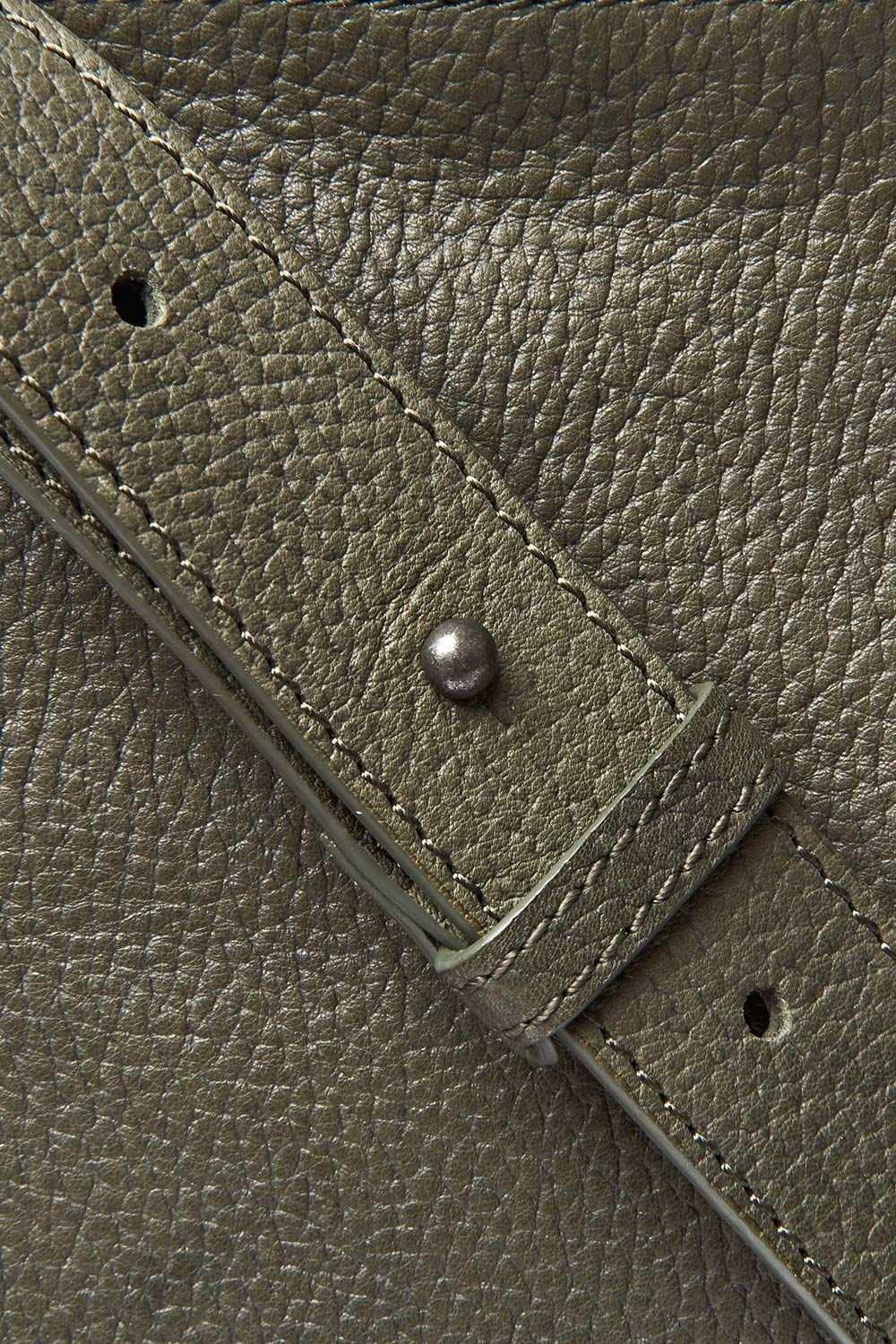 Moshulu Moshulu Women's 'Steeple' Leather Bag in Dark Olive - 4