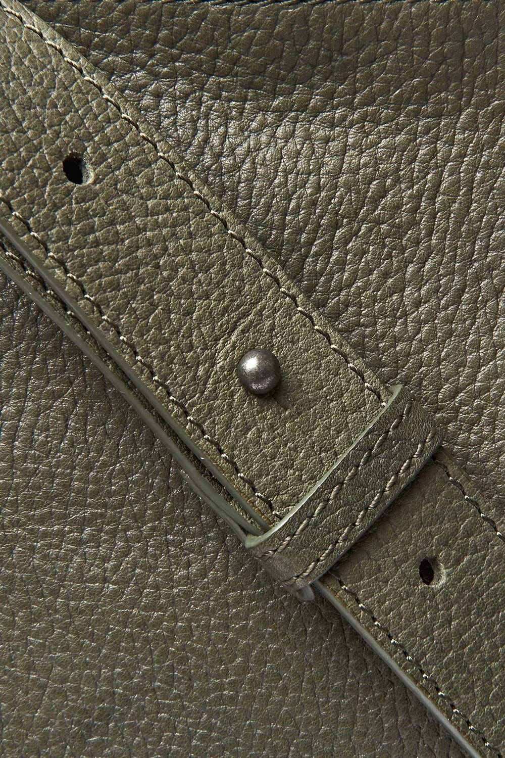 Moshulu Moshulu Women's 'Steeple' Leather Bag in Dark Olive - 4