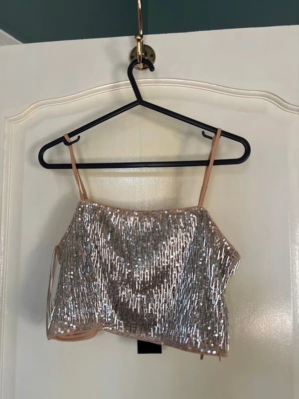 New Look Embellished crop top