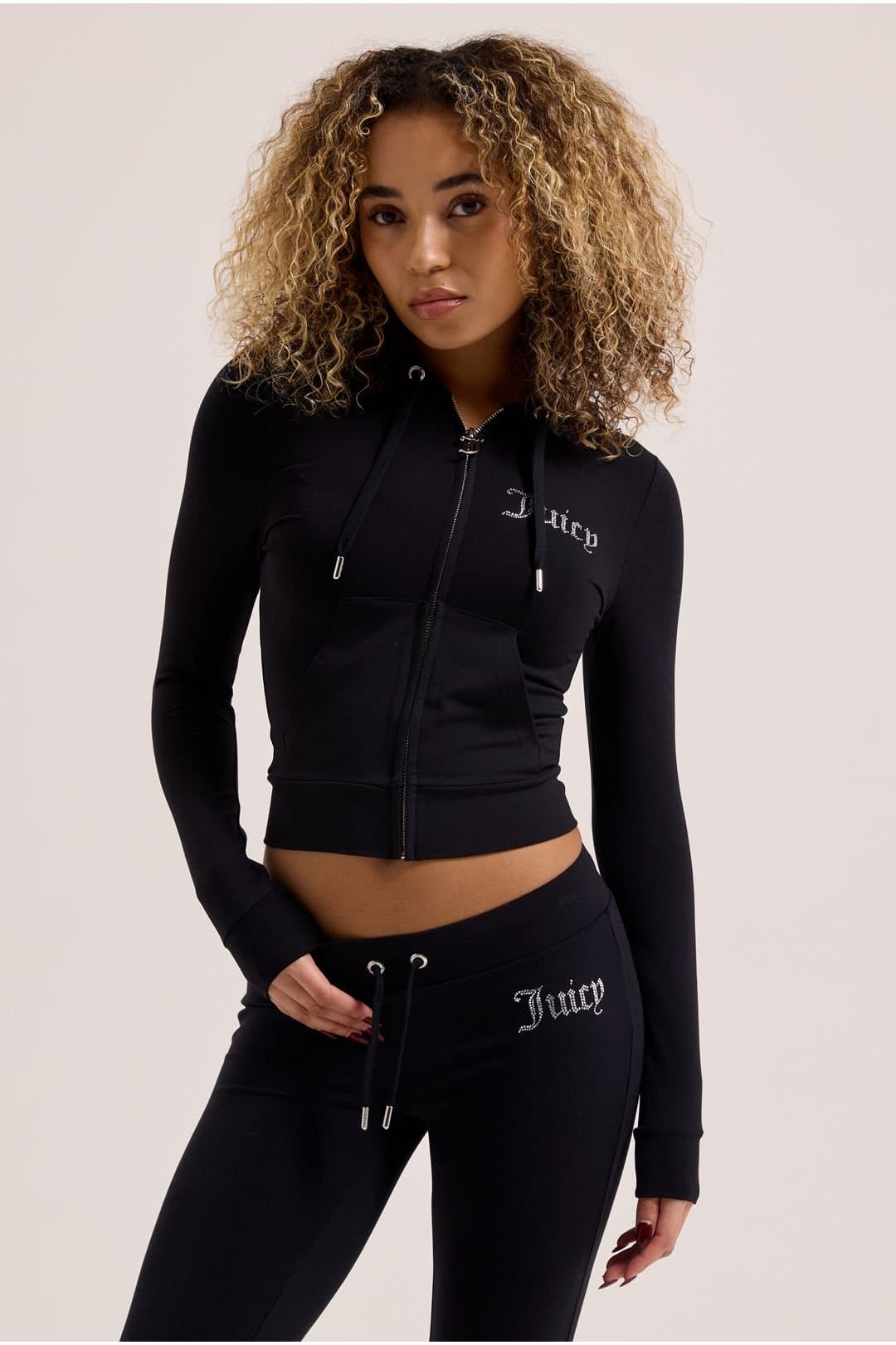 Juicy Couture Juicy Couture Women's Oola Outline Hoodie Black
