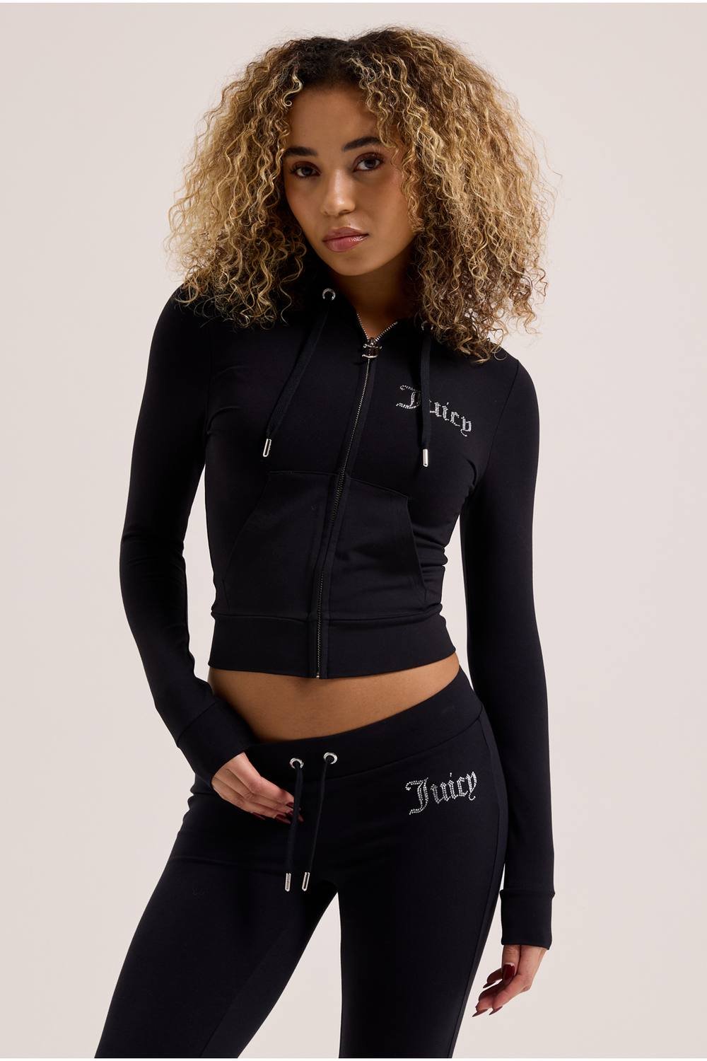 Juicy Couture Juicy Couture Women's Oola Outline Hoodie Black - 2