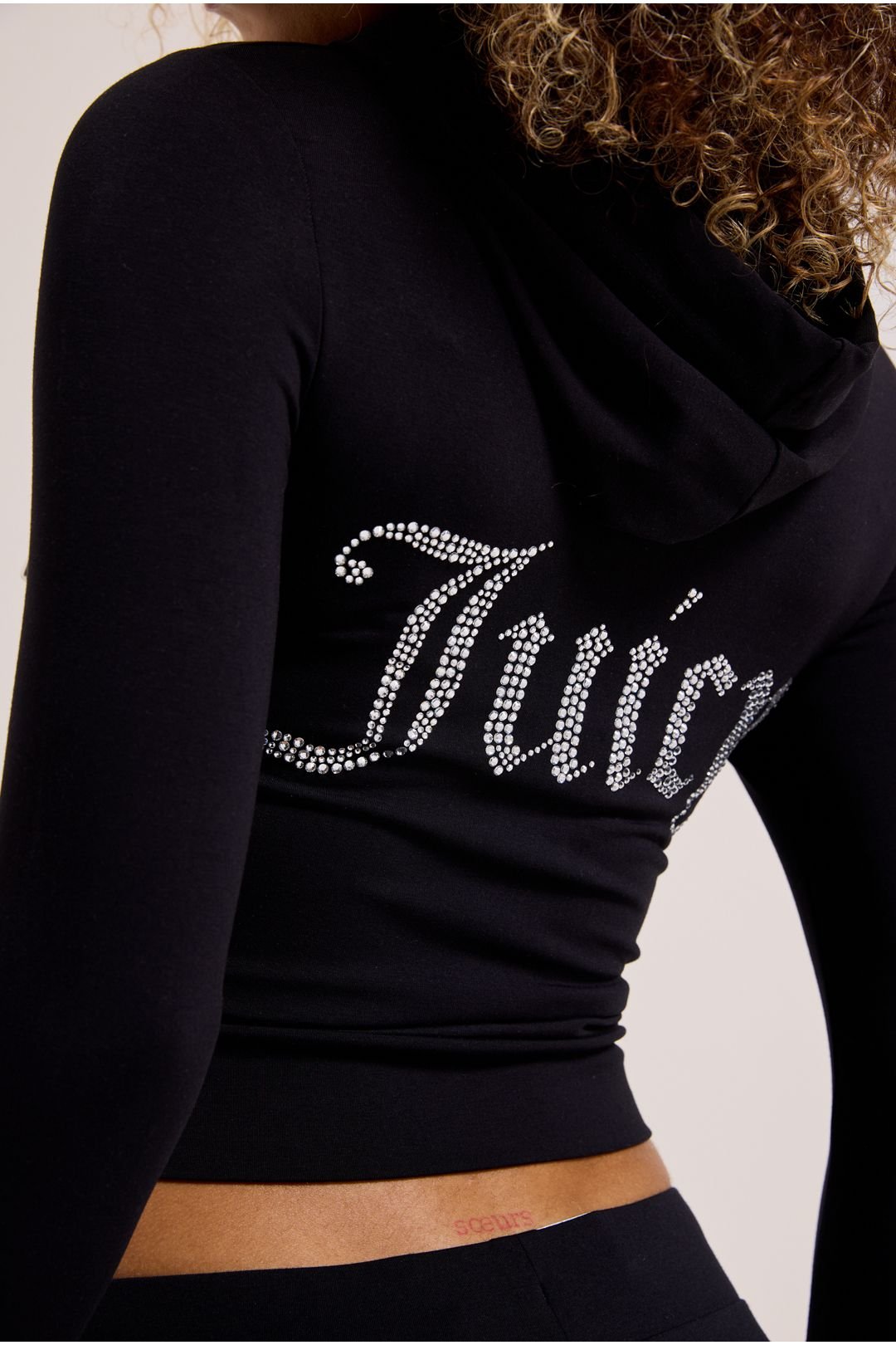 Juicy Couture Juicy Couture Women's Oola Outline Hoodie Black - 3