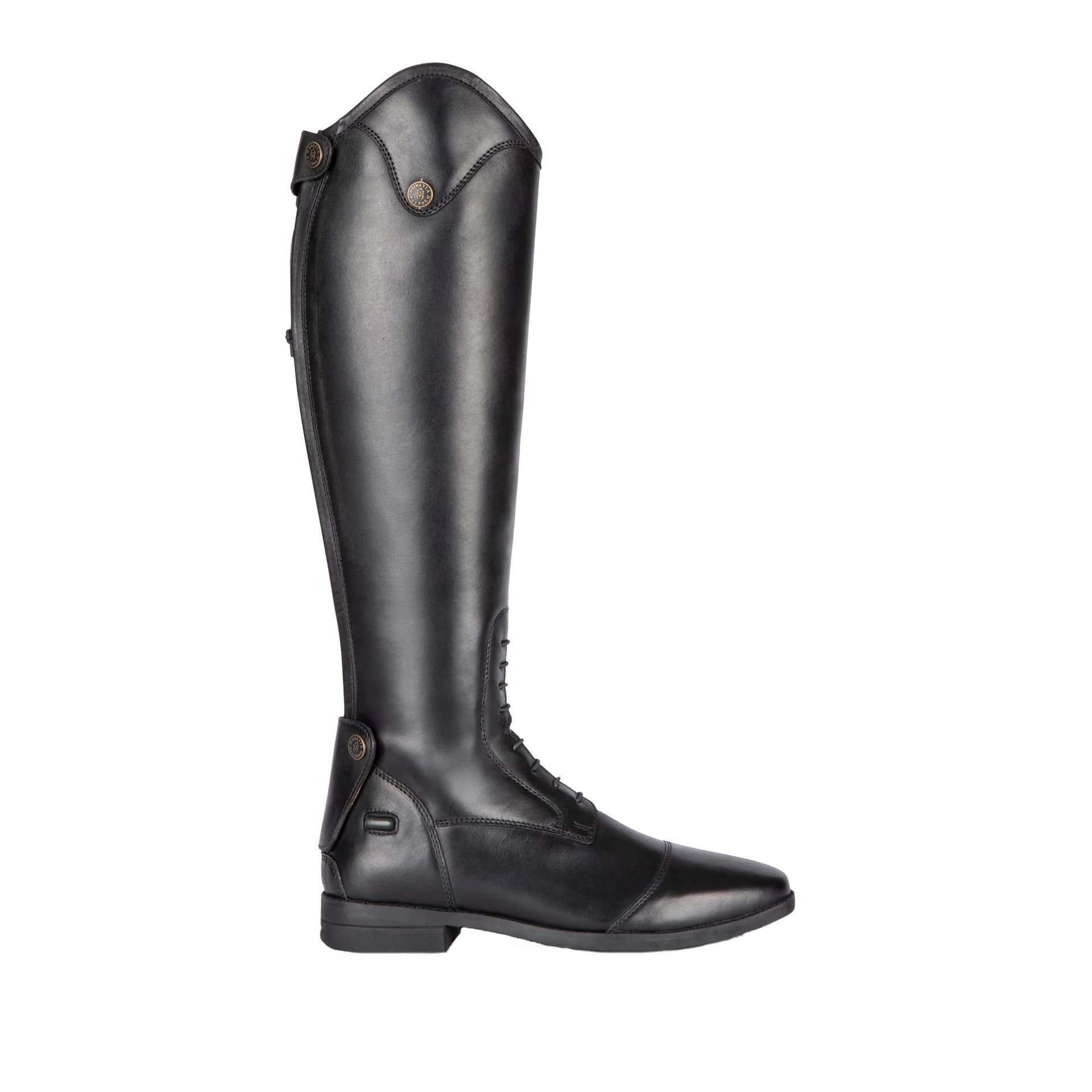 Moretta Moretta Men's Ortona Leather Long Riding Boots in Black