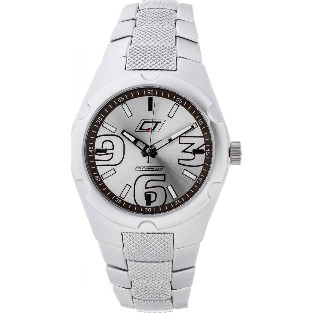 Chronotech Chronotech Men's CC7039M-06M 39mm Quartz Watch in Silver - 1