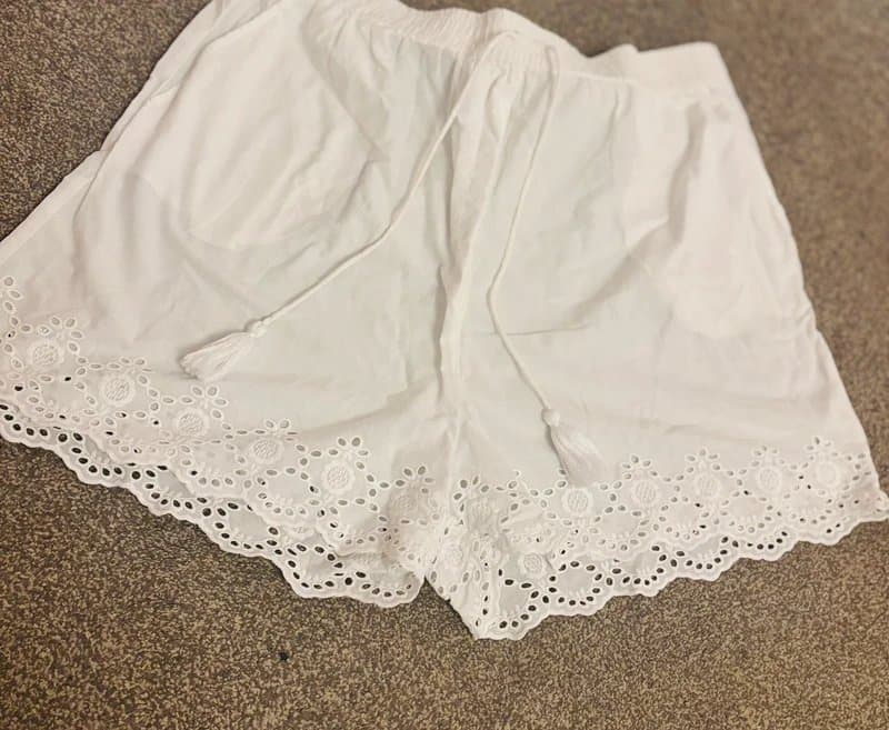 George George cute brodery shorts hem do wedding party holiday 14-16 same day post