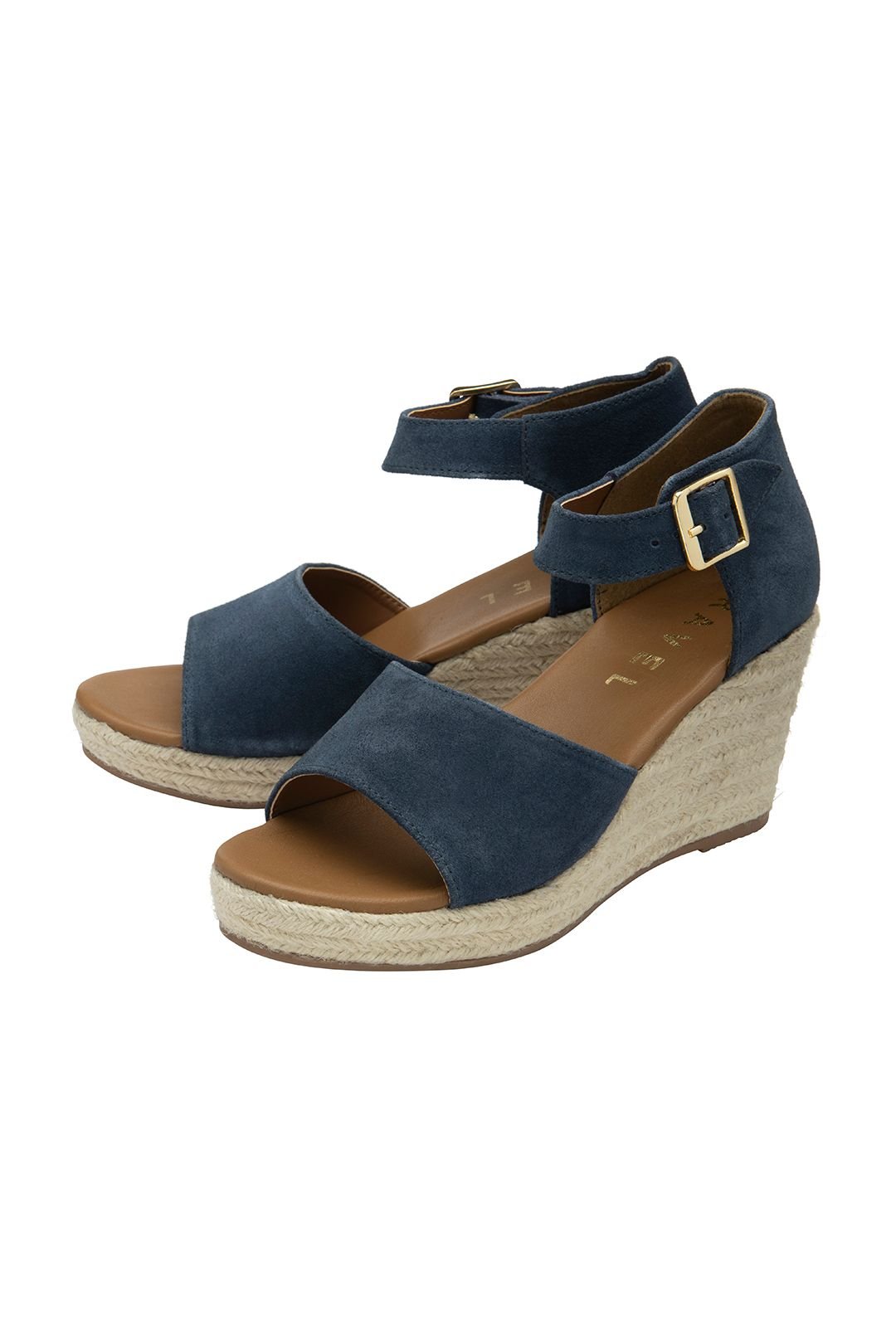 Ravel Ravel Women's 'Belby' Suede Wedge Sandals in Navy - 2