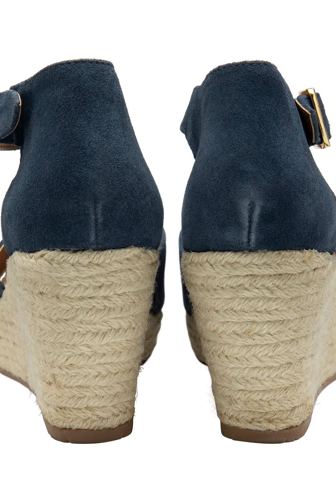 Ravel Ravel Women's 'Belby' Suede Wedge Sandals in Navy - 3