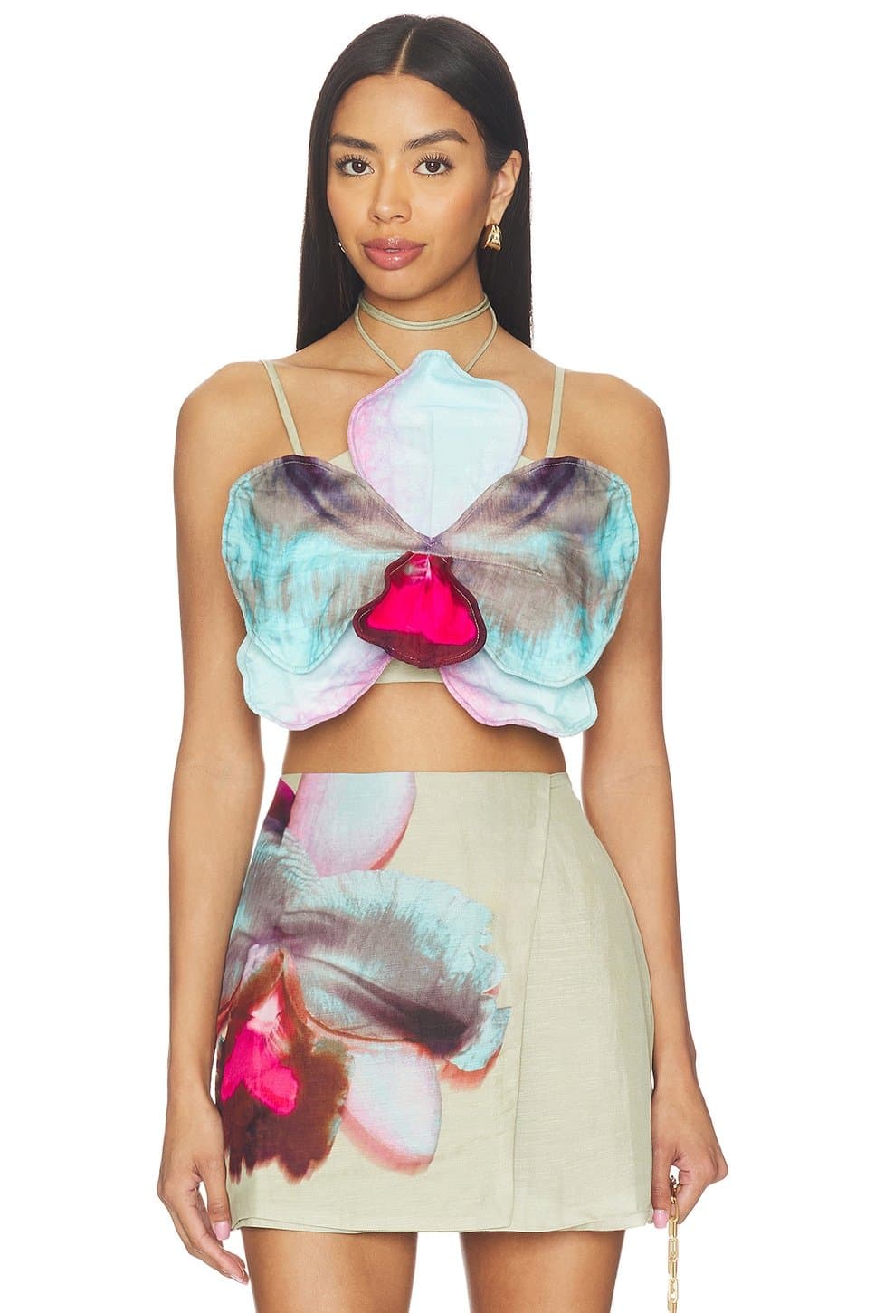 revolve Maisie 3d Orchid Top