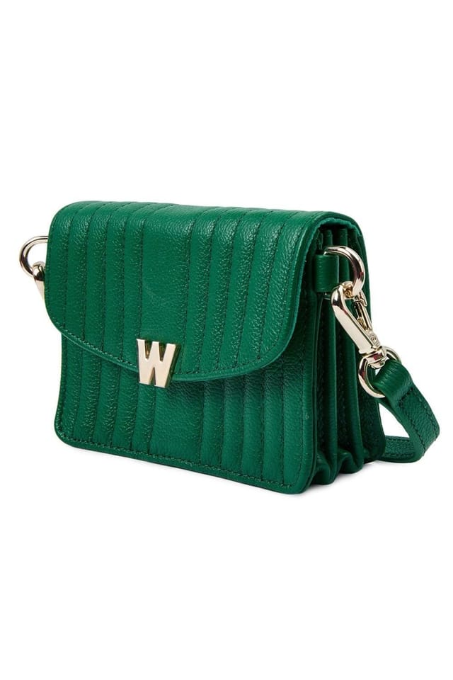 Wolf WOLF Women's Mimi Mini Bag with Wristlet & lanyard in Dark Green - 3