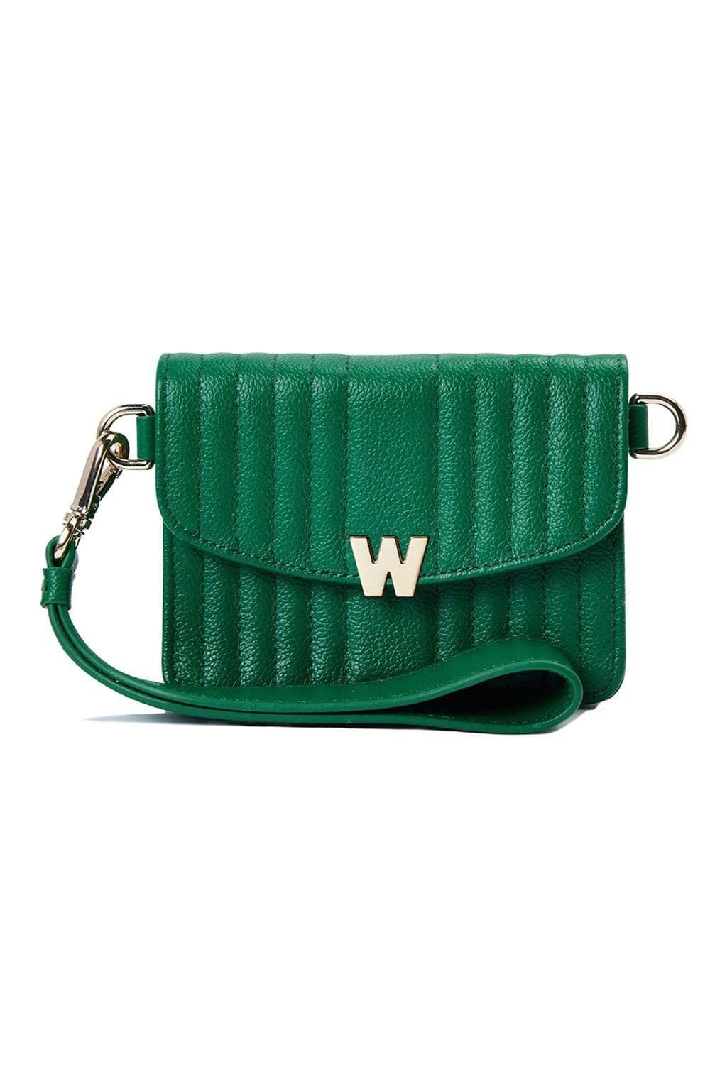 Wolf WOLF Women's Mimi Mini Bag with Wristlet & lanyard in Dark Green - 4