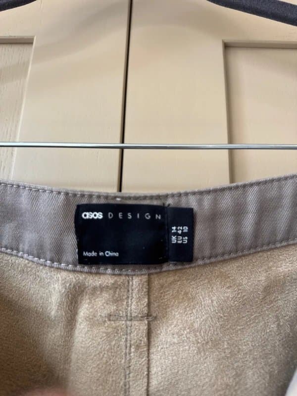 ASOS Design Faux leather cargo trousers