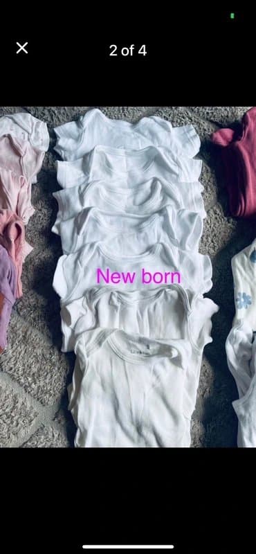 Primark New born baby vest