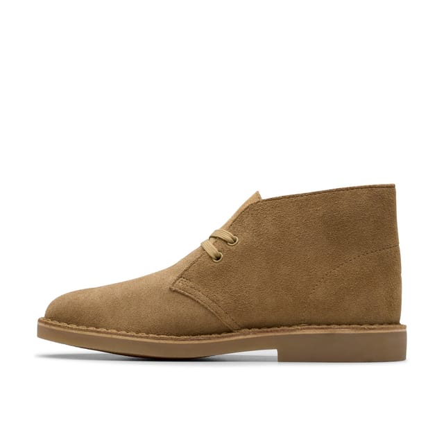 Clarks Clarks Women's Desert Boot Evo Dark Sand Suede Ankle Boots, Desert Boots in Beige - 2