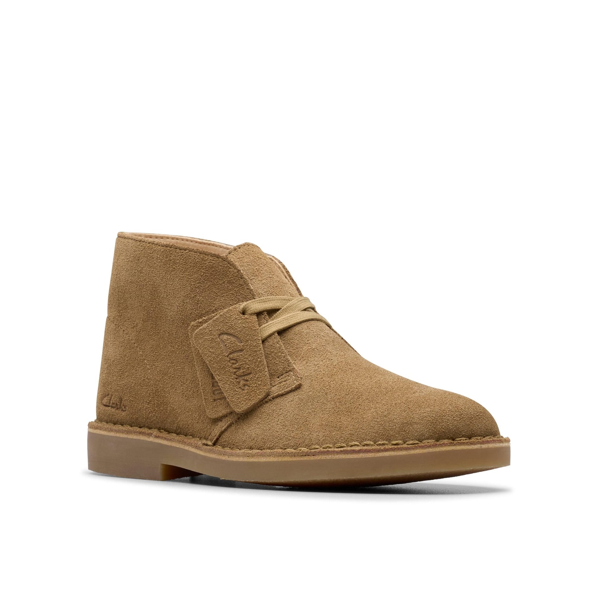 Clarks Clarks Women's Desert Boot Evo Dark Sand Suede Ankle Boots, Desert Boots in Beige - 4
