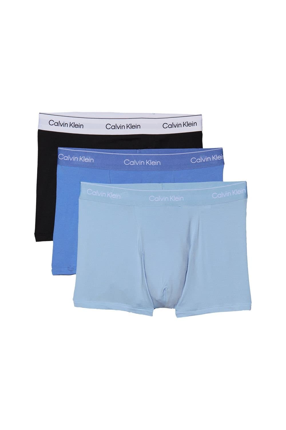 Calvin Klein Calvin Klein Men's Relaxed Trunk 3Pk Black/Glacier/Blue Bell