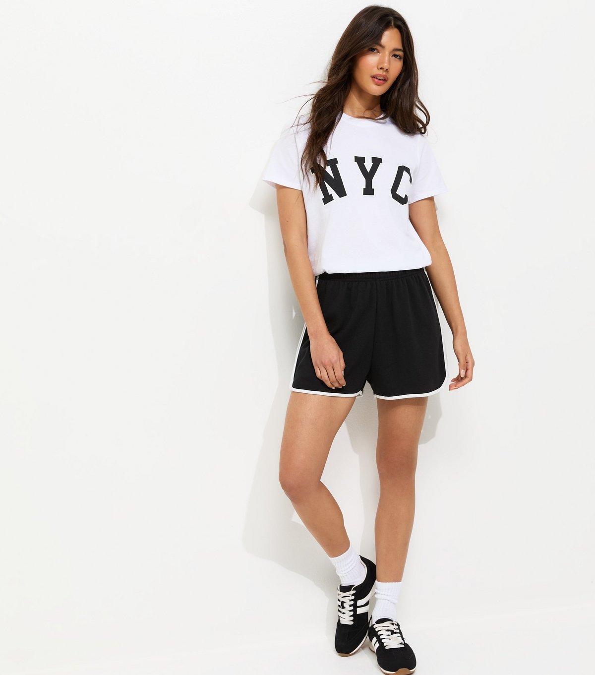 New Look Women's White NYC Regular Cotton T-Shirt New Look - 3