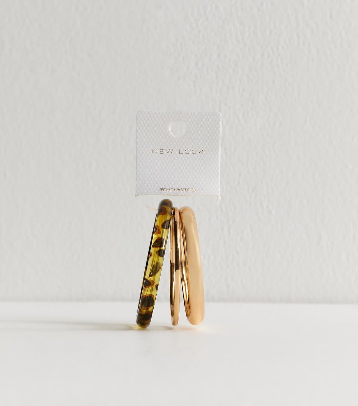 New Look New Look Gold and Brown Resin Bangles Pack of 3