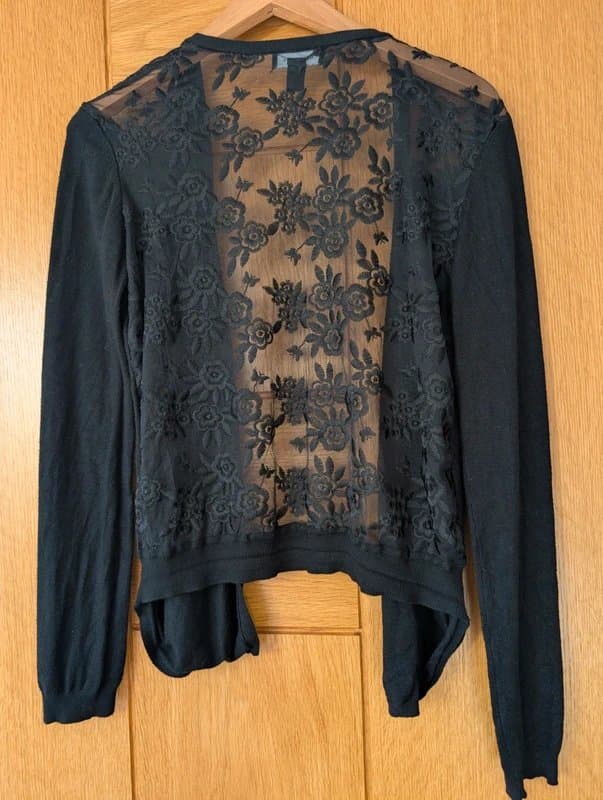 New Look Black drapey cardigan