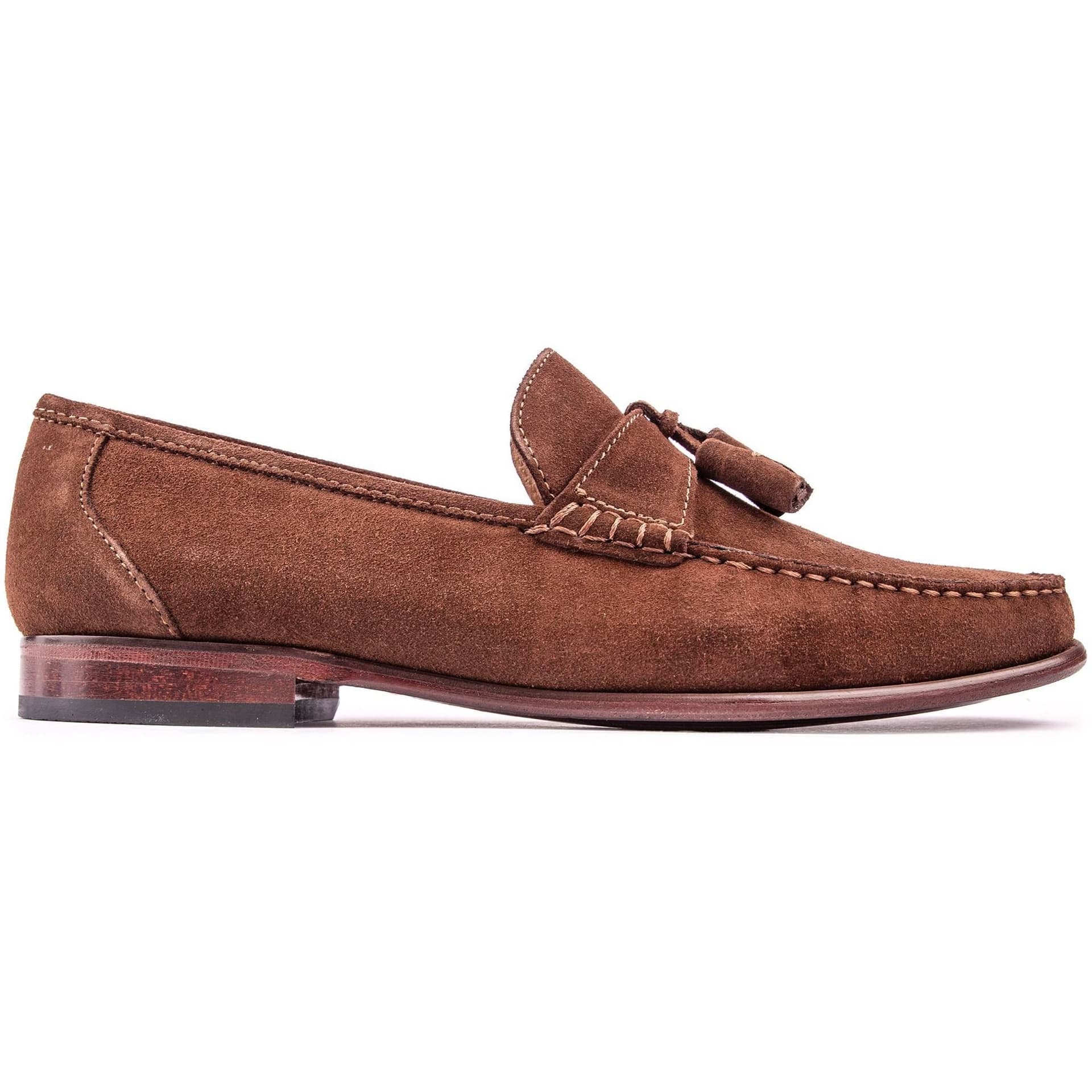 SOLE SOLE Men's Twin Tassel Loafer Shoes in Brown