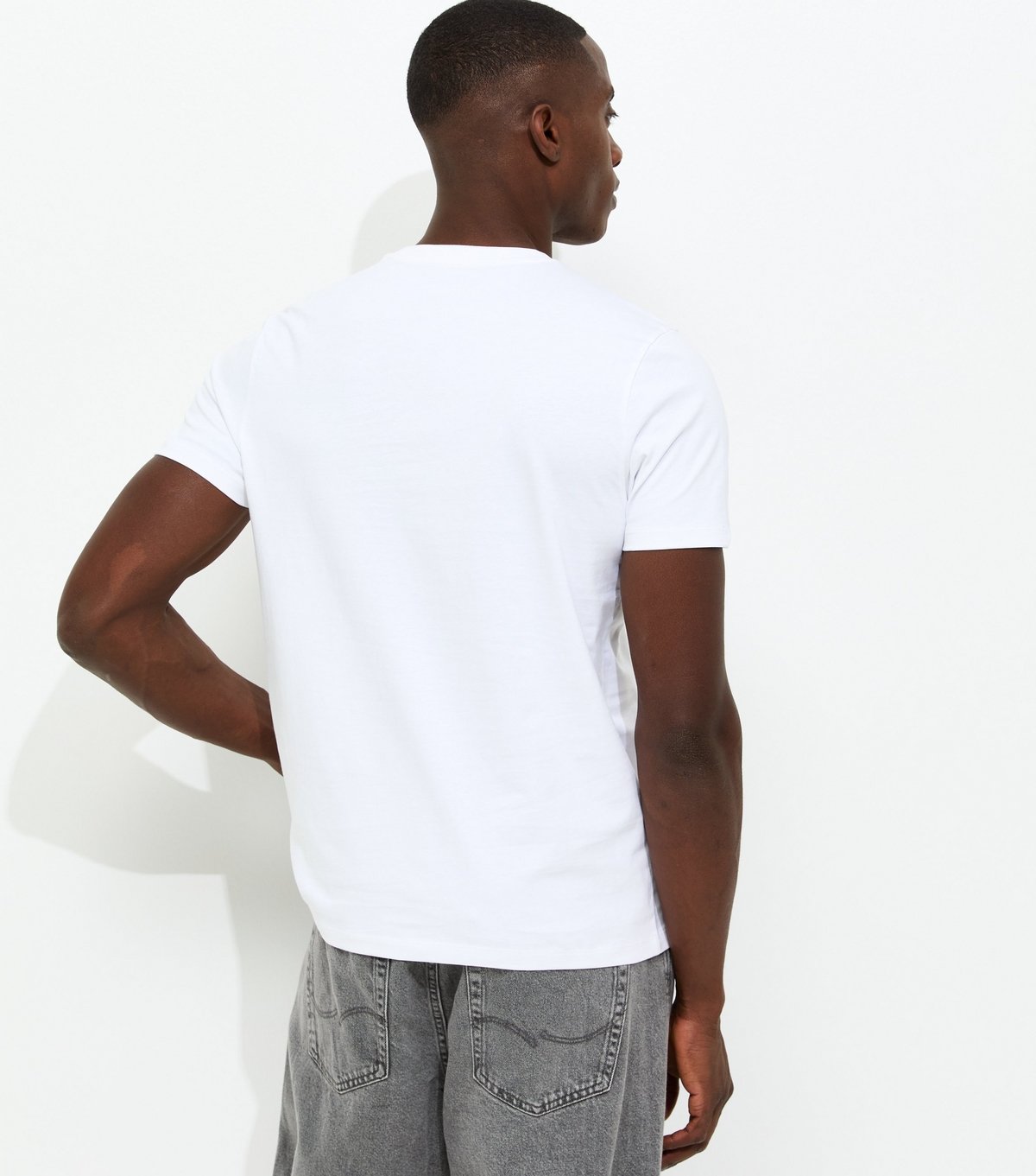 New Look Men's Pack Of 2 White Regular Short Sleeve T-Shirts New Look - 4