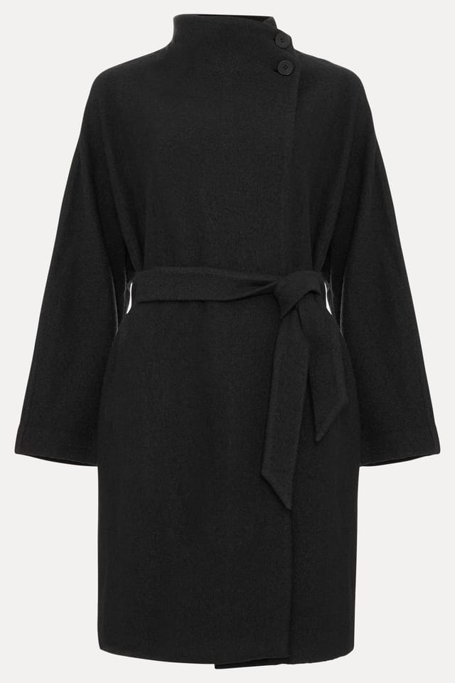 Phase Eight Phase Eight Women's Jennifer Knit Coat in Black - 2