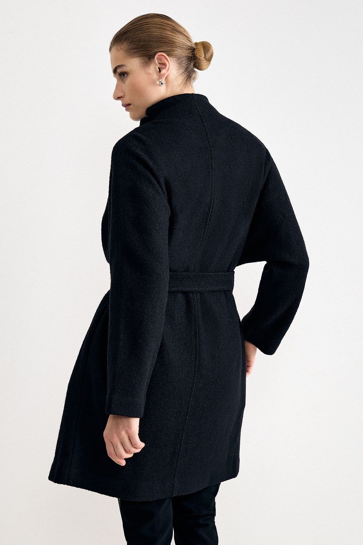Phase Eight Phase Eight Women's Jennifer Knit Coat in Black - 4
