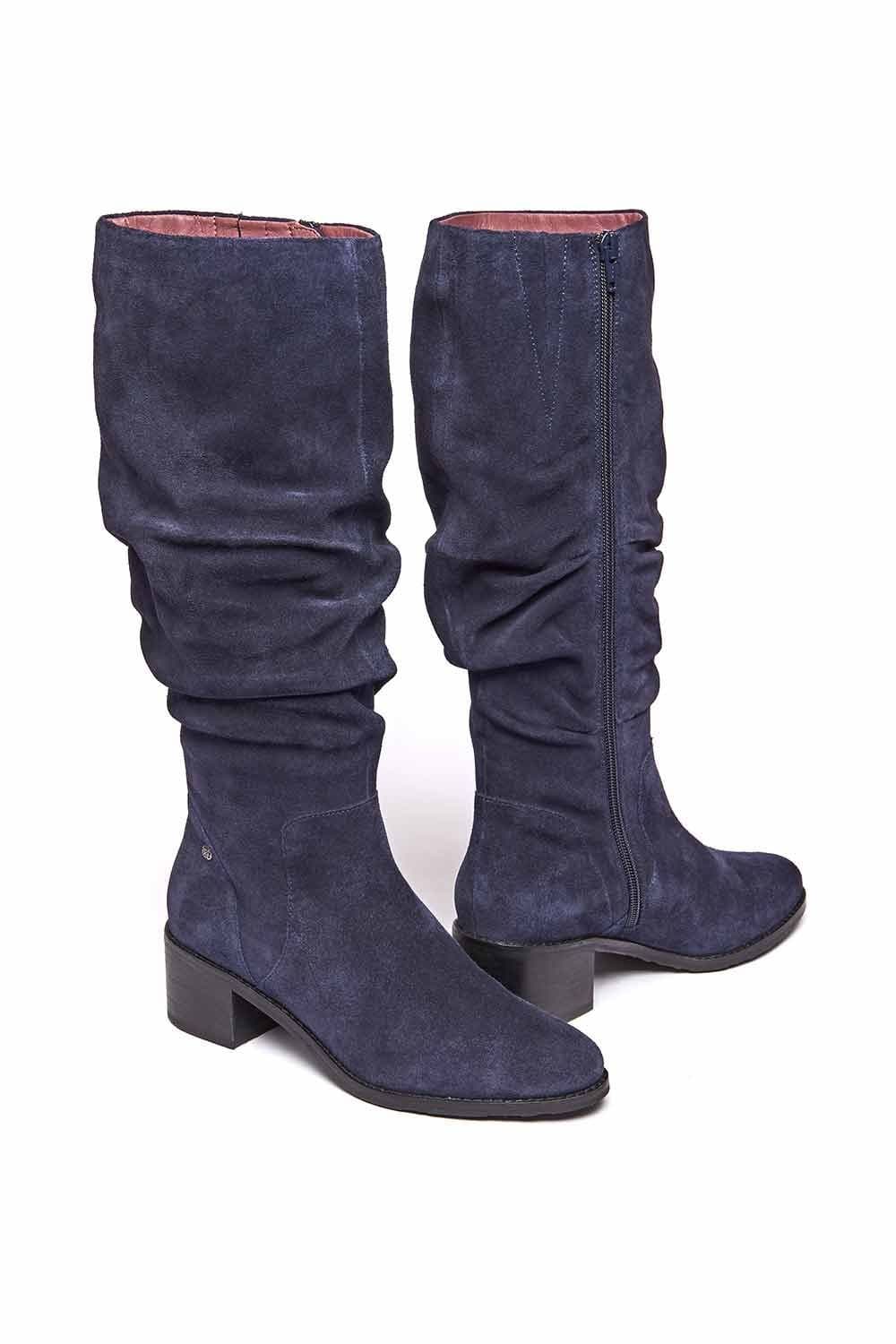 Moshulu Moshulu Women's 'Ukon' Knee-High Slouchy Boots in Indigo