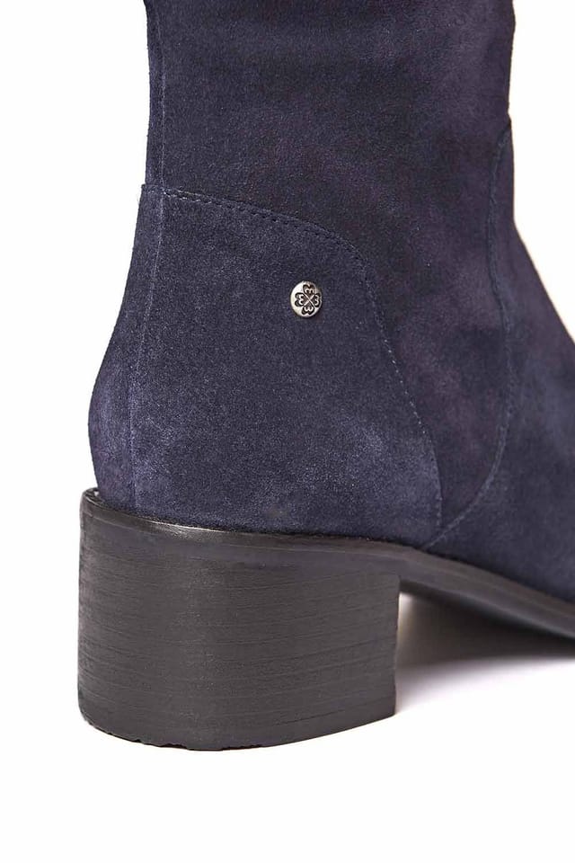 Moshulu Moshulu Women's 'Ukon' Knee-High Slouchy Boots in Indigo - 2