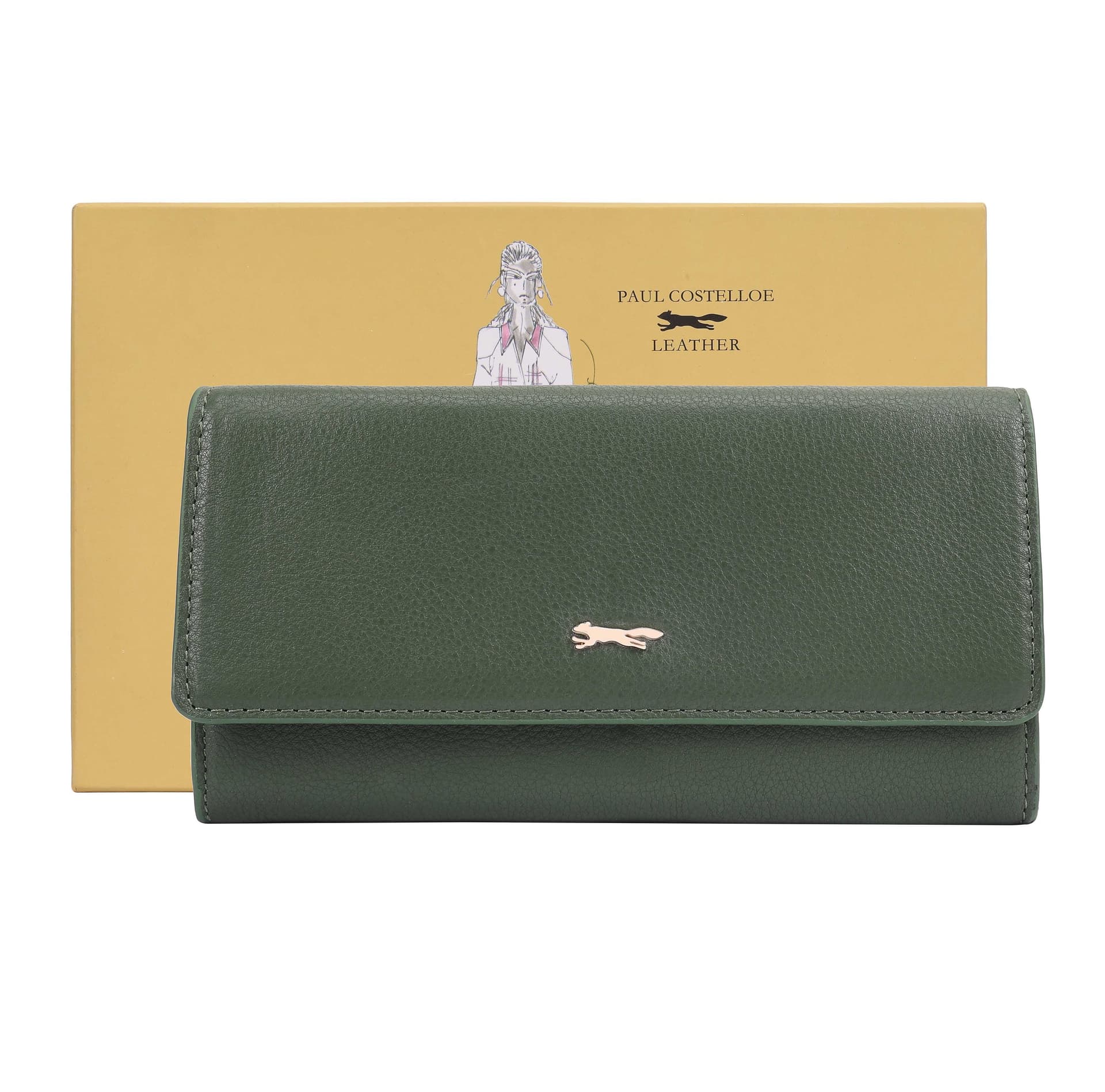 Paul Costelloe Paul Costelloe Women's Accra Purse in Dark Green