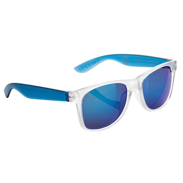 XD Design XD Design Men's Gleam Polycarbonate Mirrored Sunglasses in Blue - 2