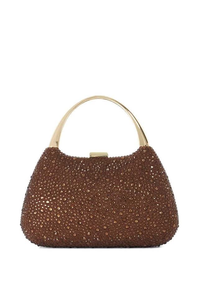 Dune London Dune London Women's 'Beamings' Clutch in Brown - 2