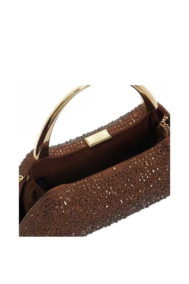 Dune London Dune London Women's 'Beamings' Clutch in Brown - 3