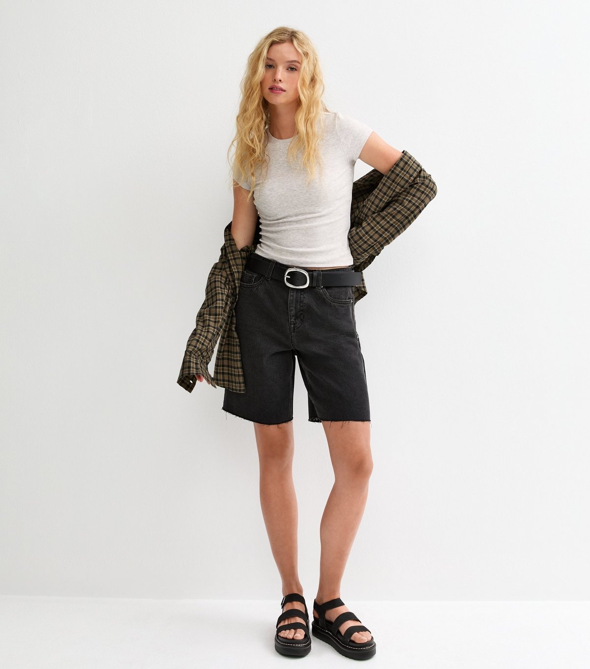 New Look Women's Grey Short Sleeve Baby Tee New Look - 3