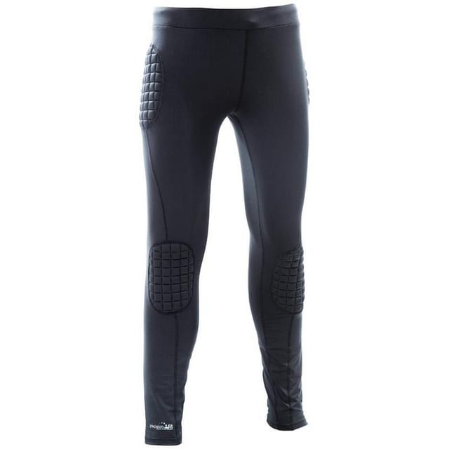 Precision Precision Men's Padded Baselayer Goalkeeper Thermal Leggings in Black - 2