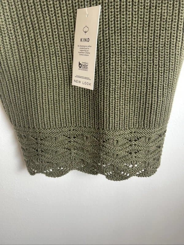 New Look New look - sleeveless knit top - size 6 - green