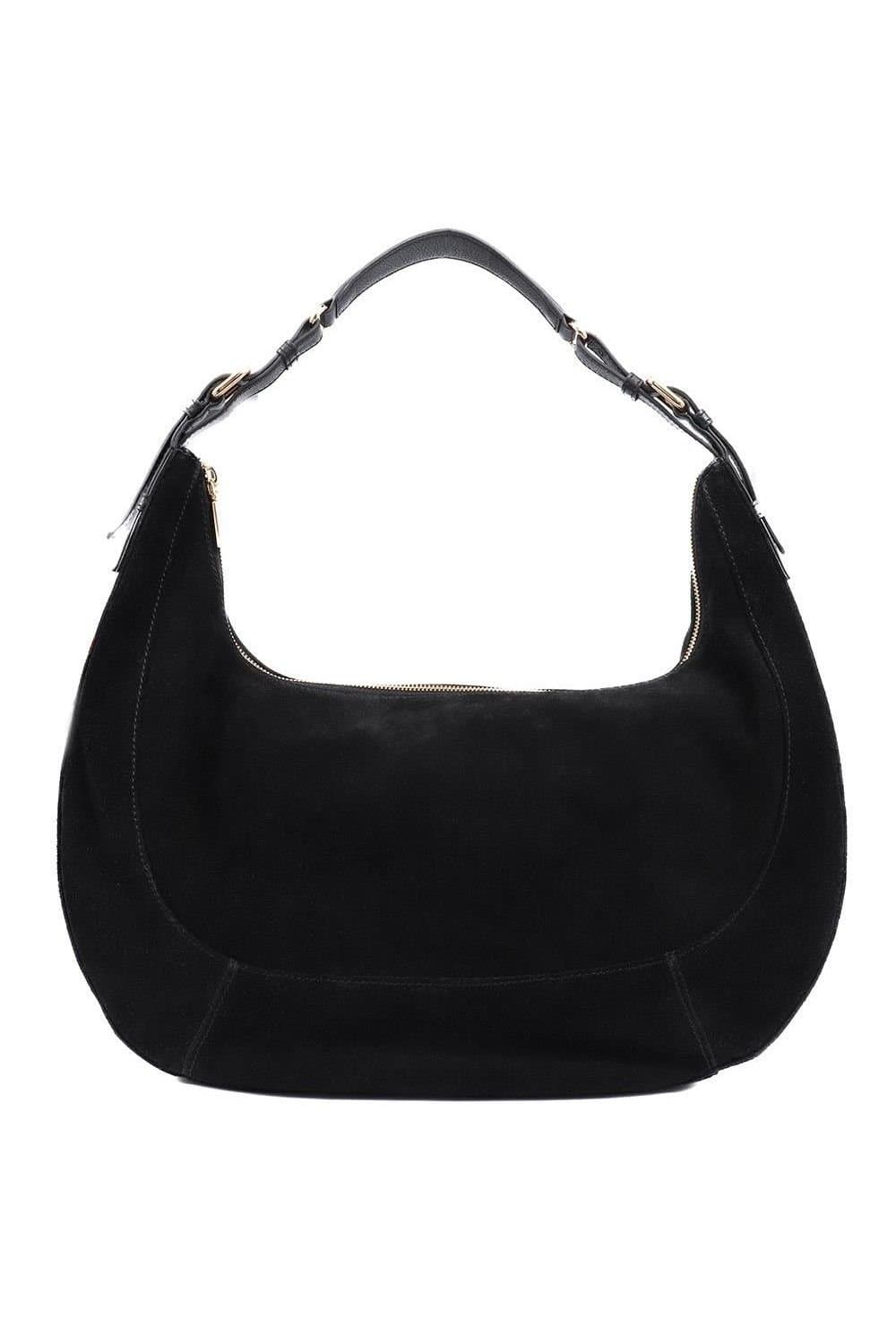 Jones Bootmaker Jones Bootmaker Women's Ysabelle Leather Slouch Bag in Black