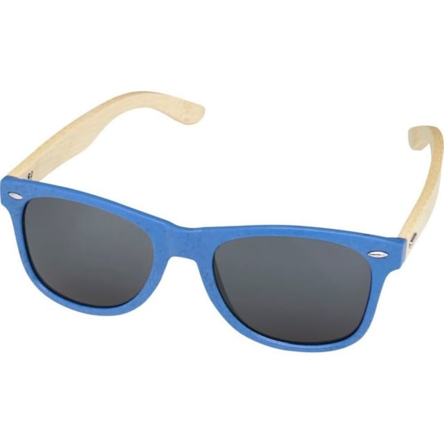 Avenue Avenue Men's Sun Ray Bamboo Sunglasses in Mid Blue - 2