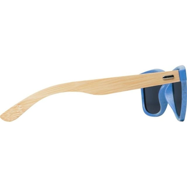 Avenue Avenue Men's Sun Ray Bamboo Sunglasses in Mid Blue - 3
