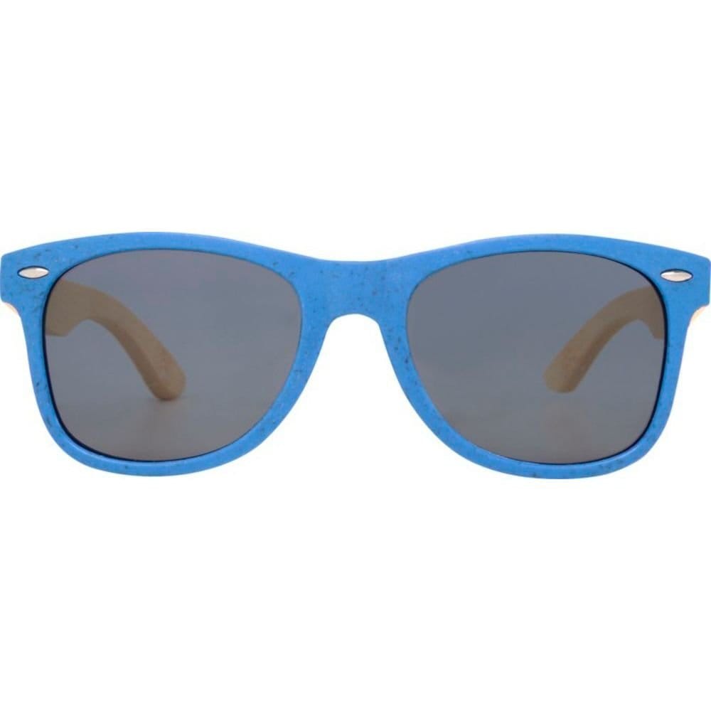 Avenue Avenue Men's Sun Ray Bamboo Sunglasses in Mid Blue - 4