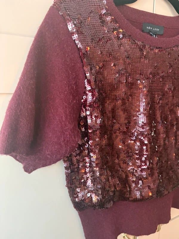 New Look Newlook size 12 sequin top