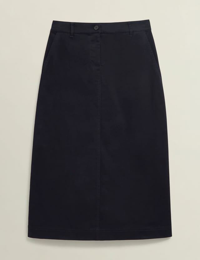 Hobbs London Hobbs London Women's Hana Midi Pencil Skirt in Dark Navy - 2