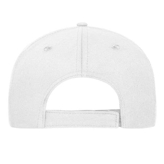 Myrtle Beach Myrtle Beach Men's 5 Panel Cotton Sandwich Peak Cap in Off-White - 2