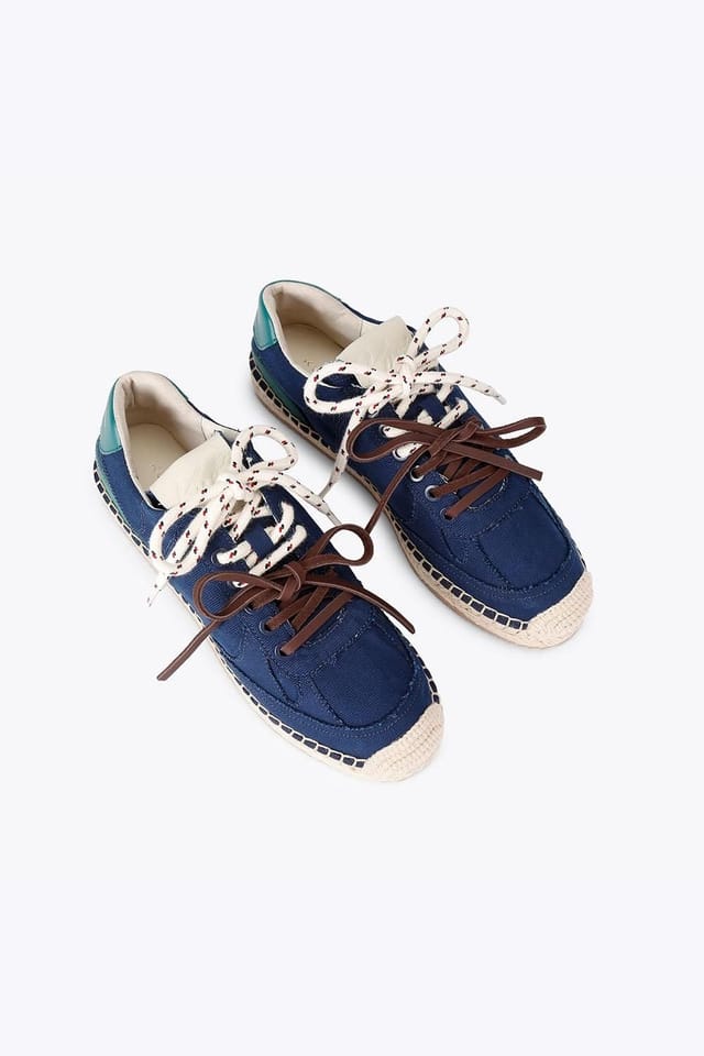 Kurt Geiger London Kurt Geiger London Women's 'Kurt Espadrille' Canvas Trainers in Navy - 2
