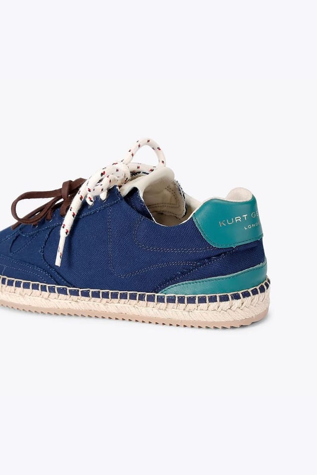 Kurt Geiger London Kurt Geiger London Women's 'Kurt Espadrille' Canvas Trainers in Navy - 3